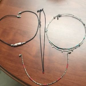Vintage 90’s necklaces and anklet